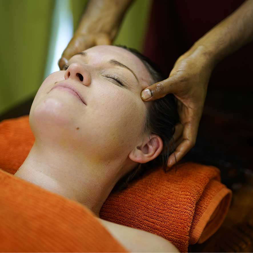 Kopfmassage